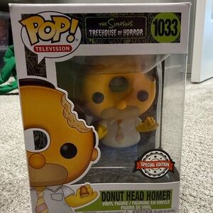 New In Box-Funko-Donut Head Homer Simpson-Very Rare!